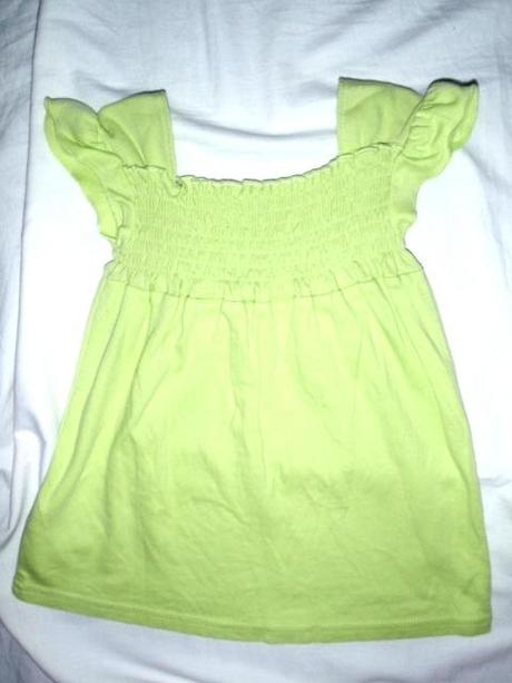 Nádherné limetkové bavlněné žabičkové šaty, george,68