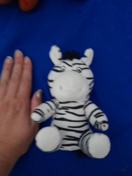 Menší plyšák zebra,