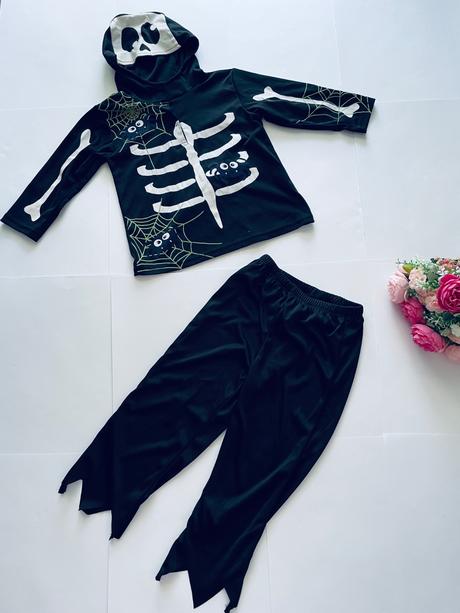 An9/ kostym kostlivec - v.1/3 měs,