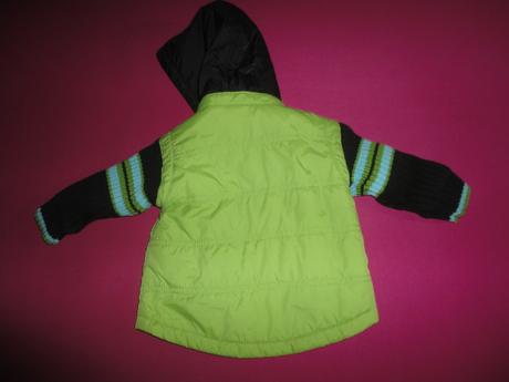 Slabší zimní/přechodvá bundička, vel. 3-6 měsíců, marks & spencer,68