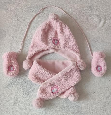 Čepice, šála, rukavice, 110