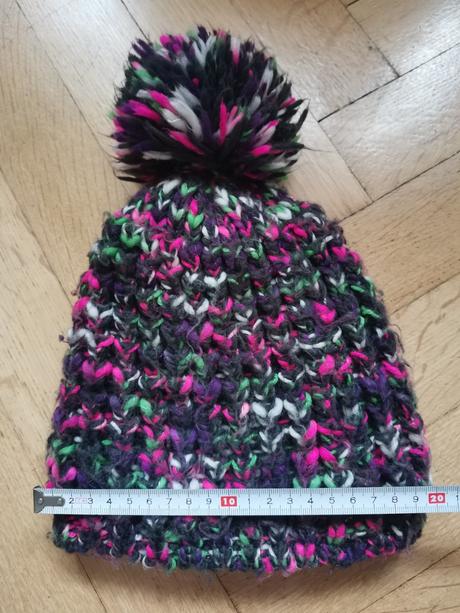 Čepice zimní dívčí čepice vel. 128 / 152, c&a,128