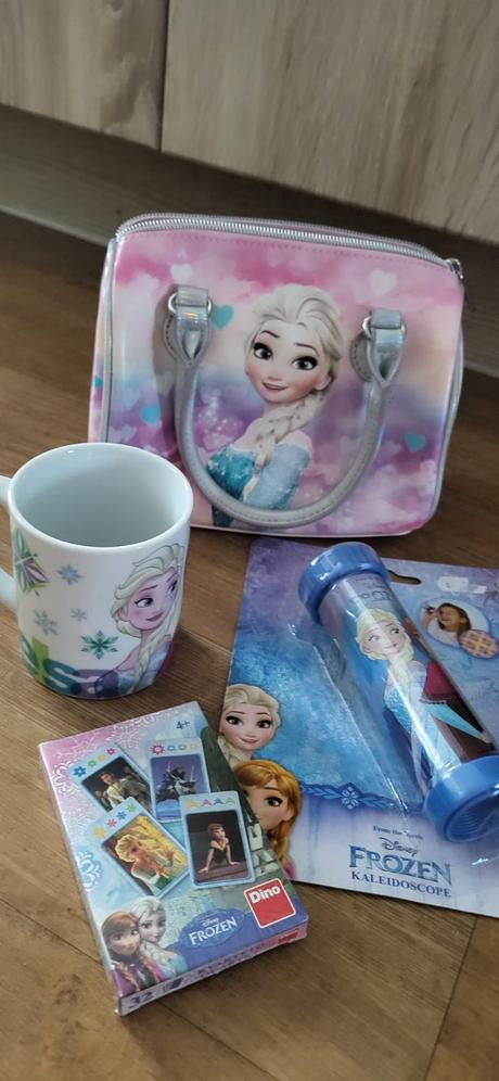 Frozen - elza hrníček,kabelka,kvarteto,kaleidoscop,