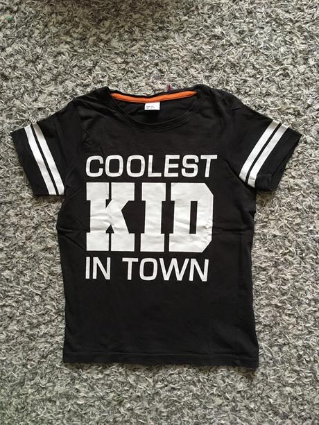 Černé tričko s kr.rukávem lindex (vel. 128/134), lindex,134