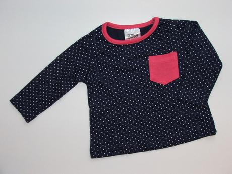 K432 modré dívčí triko vel. 62, baby,62