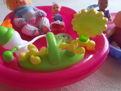 Dětská sada na koupání - panenky, miminka, vaničky,