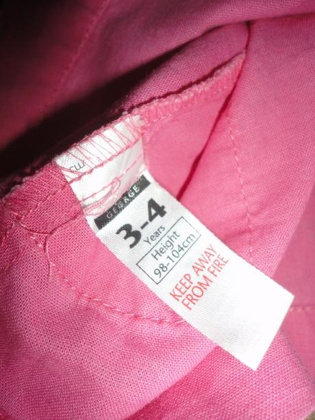 Krásné šatičky george, vel. 3-4 roky, george,104