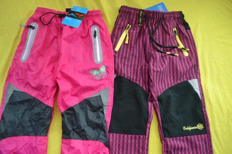 2xpodzimní kalhoty kugo,šusťákové,bavlna,v.104, kugo,104