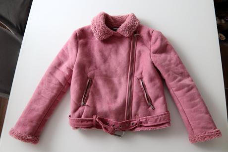 Dívčí semišová bunda, 140