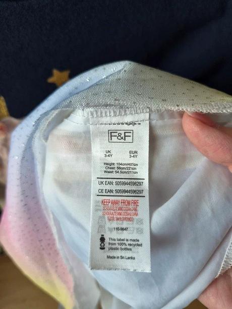 Mikinové šaty f&f, vel. 104, f&f,104
