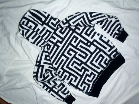 Krásná černobílá mikina nordblanc, nordblanc,122