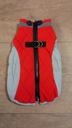 Ka491 teplá zimní psí bunda s, délka zad 29 cm, 