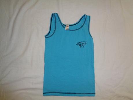 Tyrkysové tílko s dinosaurem 146/152, yigga,146