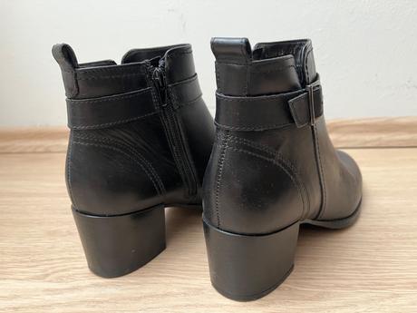 Kotníčkové kožené, tamaris,39