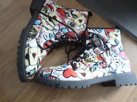 Veselé kotníkové boty vel.39-40, 39