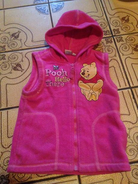 Dívčí vesta medvídek pú, pooh vel. 86 - 92, disney,86
