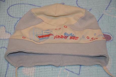 98 104 110 slabá bavlněná čepice s lodí, 104