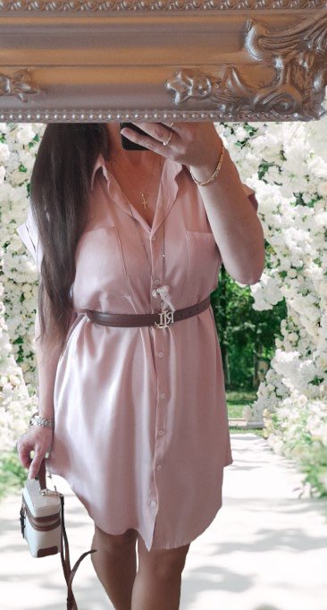 Blůzové letní šaty s kapsami, xl