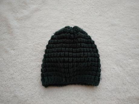 Pletená čepice tmavě zelená, 