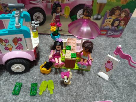 Lego friens 10727 emma a zmrzlinářská dodávka, 
