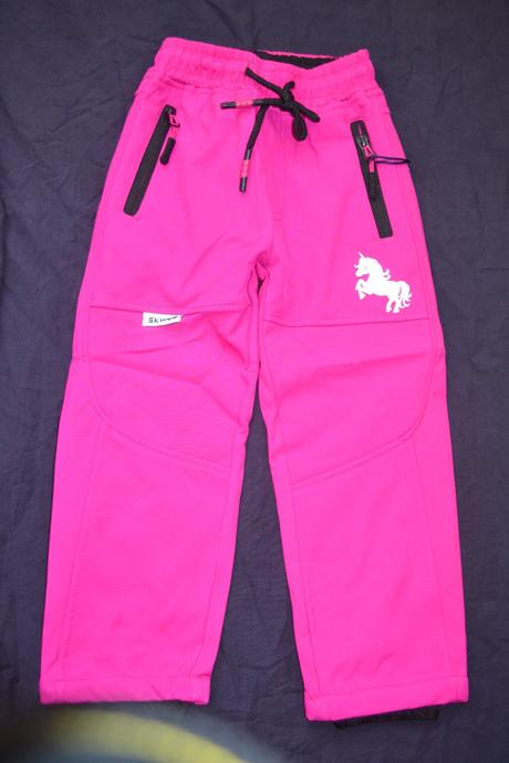 Softshellové kalhoty s fleece uvnitř,v.104, 104