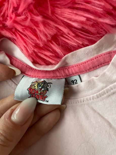 Dívčí triko s dlouhým rukávem tom & jerry 92, disney,92