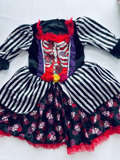 Ob/ šaty costlivá la catrina - v.5/6 let, 