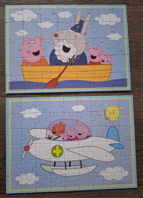 Puzzle pepa pig trefl 4v1, top stav, 