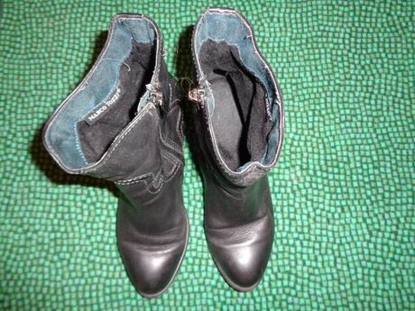 Luxusní kožené středně vysoké boty marco tozzi, marco tozzi,39