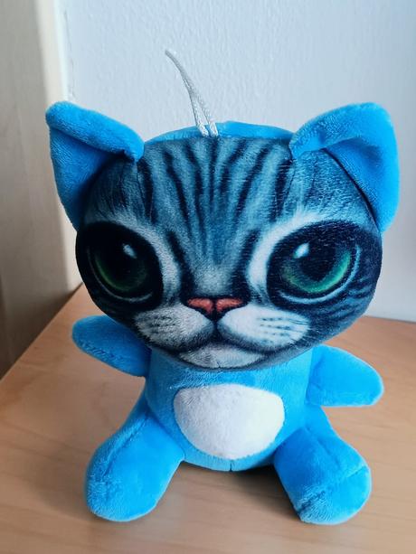 Plyšák kocour / modrá kočka / kočička, 
