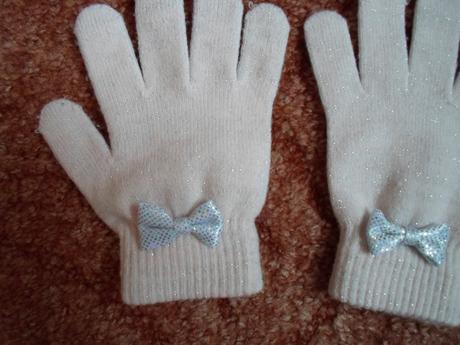 Růžové prstové rukavice rukavičky, 122