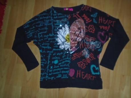Tričko desigual srdce 13/14l 160, desigual,164