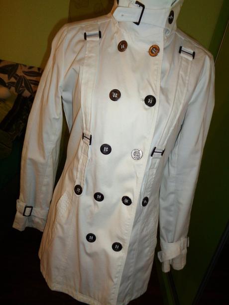 Krásný bílý kabát, l