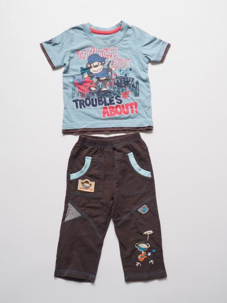 Tepláky + tričko vel 86, 86