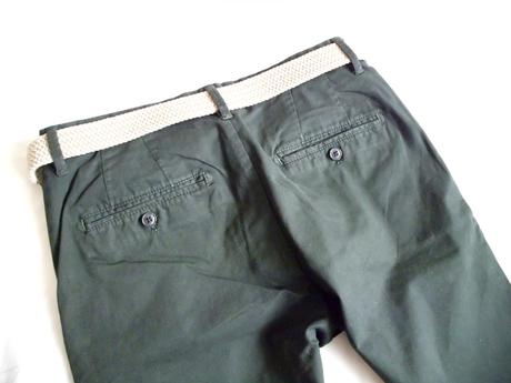 Chino tmavozelené, zara,s