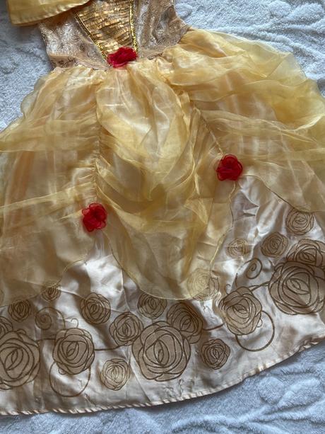 An18/delux kostým  kráska bell - v.6/7 let disney, 