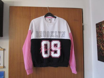 Pěkná bavl. mikina, vel. 158, zn. f&f, f&f,158