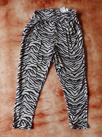 Široké tříčtvrťáky, h&m,146