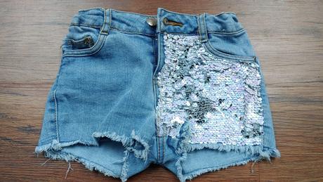 Kraťasy dívčí riflové zn.denimco., vel.122 (6-7r.), denim co,122