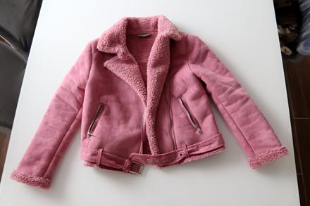 Dívčí semišová bunda, 140