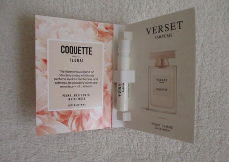Parfém verset coquette vzorek, 