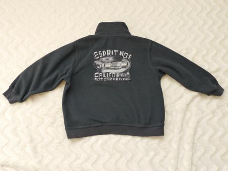 Flesova mikina esprit u krku na zip, esprit,128