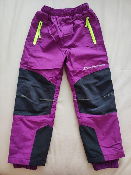 Zimní šusťákové kalhoty 110-116-122, wolf,110