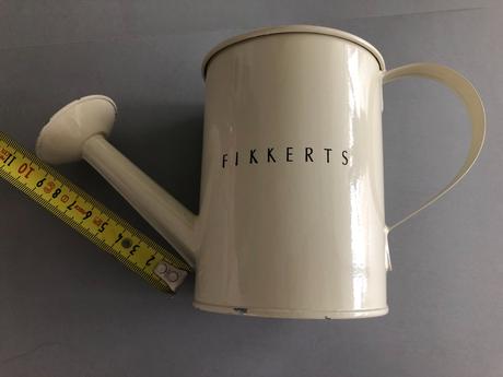 Fikkerts set 2ks plechová konvička 1 litr béžová, 