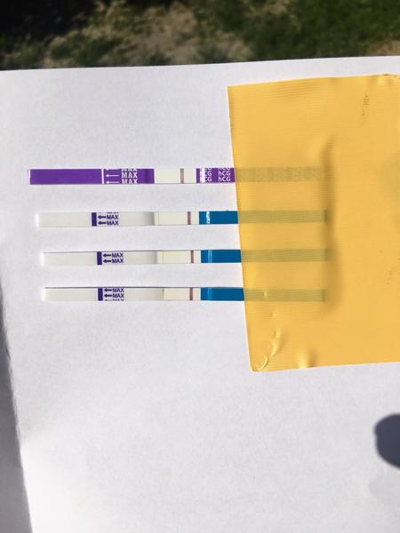 Test po Ovitrelle. Co myslíte, je to ještě Ovitrelle?