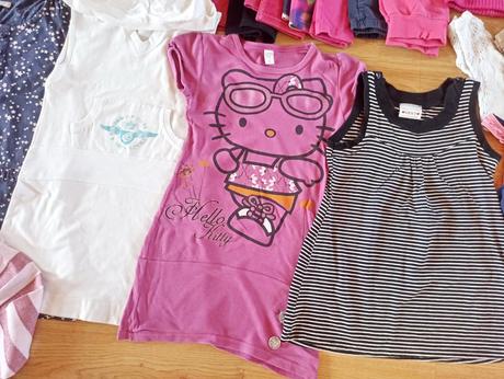 Balík mix oblečení na holku od vel.104-122, 104–116