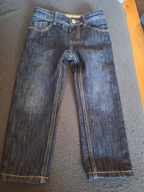 Rifle značky denim co  slim, vel. 3-4 roky (104cm), denim co,104