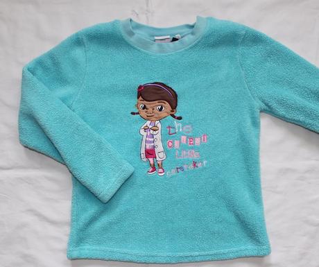 C241. flísová mikina s doktorkou 5-6 let, 116