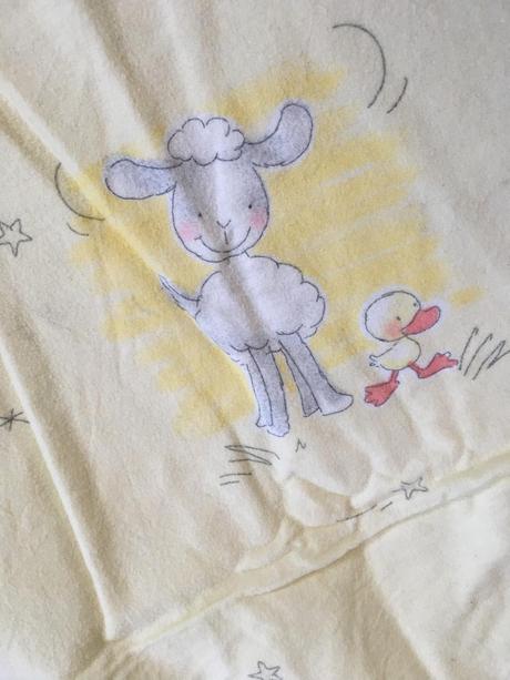 Teplé flanelové povlečení ovečka a kačka, šířka (cm): 95,délka (cm): 120