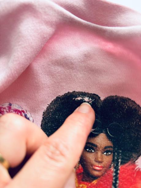 Ob/ triko růžové barbie - v.9/10 let, barbie,140